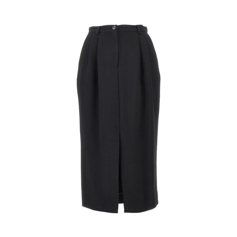 Dolce&Gabbana Women Grain De Poudre Wool Skirt